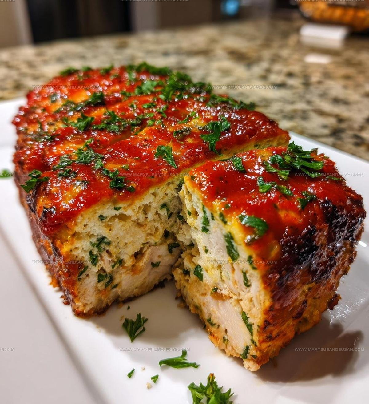 Italian Style Parmesan Chicken Meatloaf Recipe