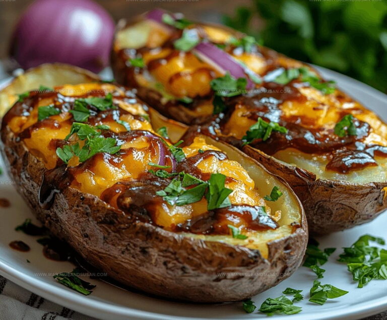BBQ Chicken Potato Skins Recipe