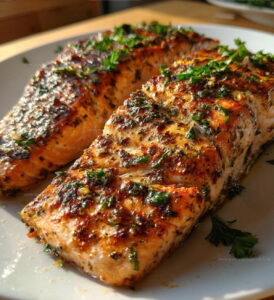 Grilled Salmon With Salmon Seasoning Delight Recipe