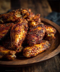 Crispy Dry Rub Chicken Wings Recipe