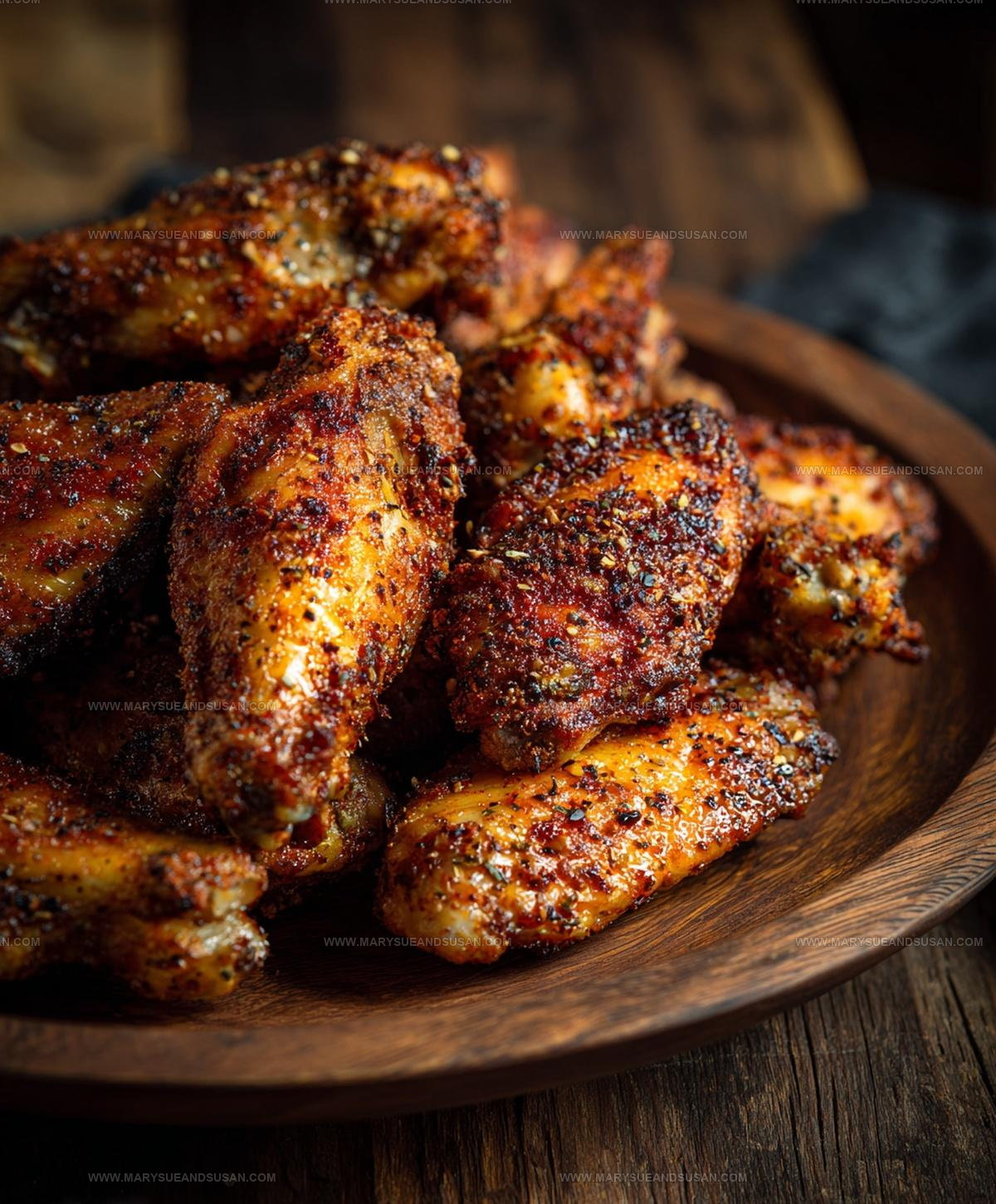 Crispy Dry Rub Chicken Wings Recipe