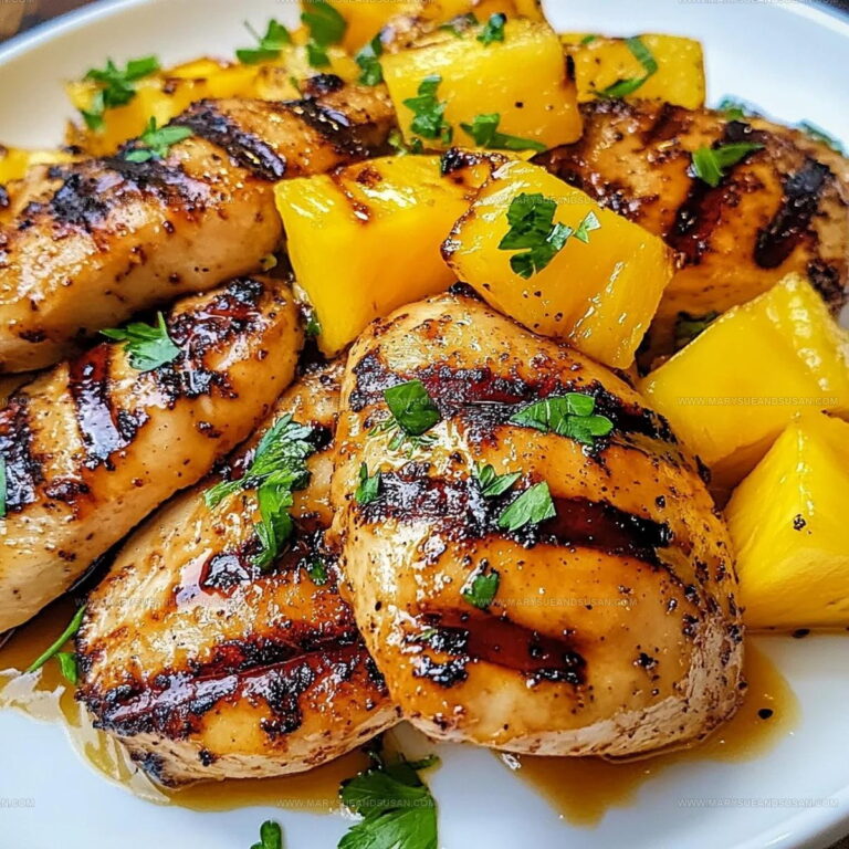 Tropical-Grilled Mango Pineapple Chicken Recipe