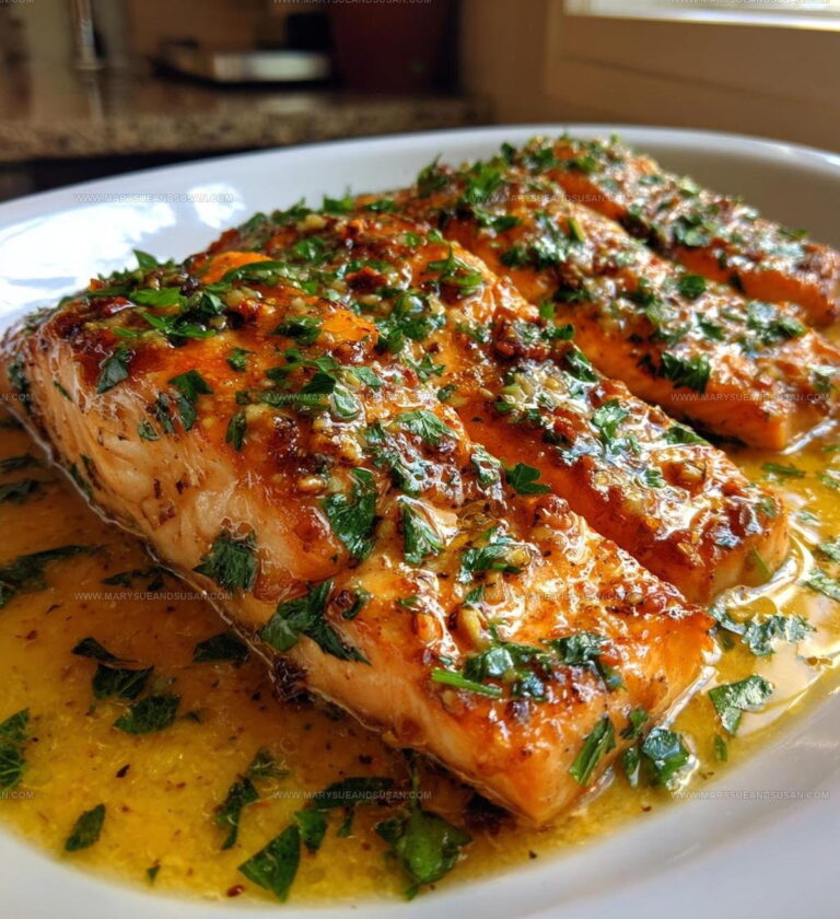 Salmon Garlic Lemon Butter Sauce Recipe