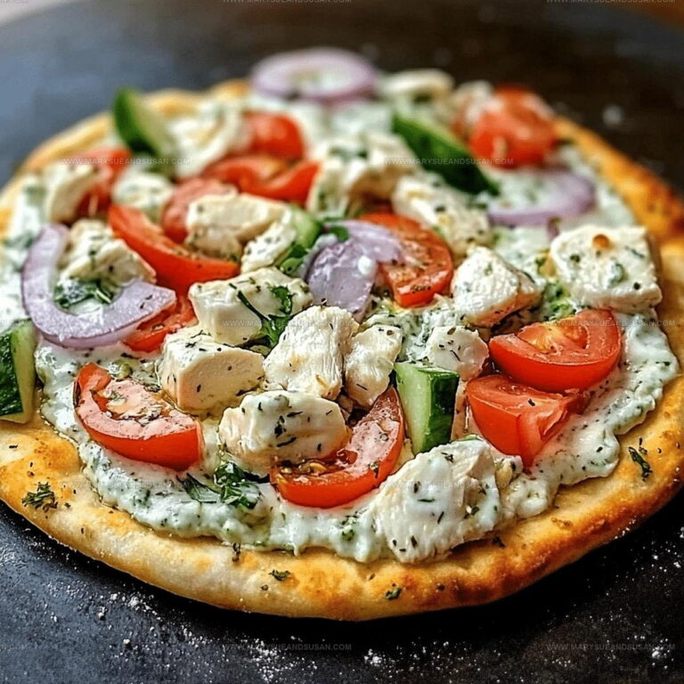 Chicken Tzatziki Pizza Recipe
