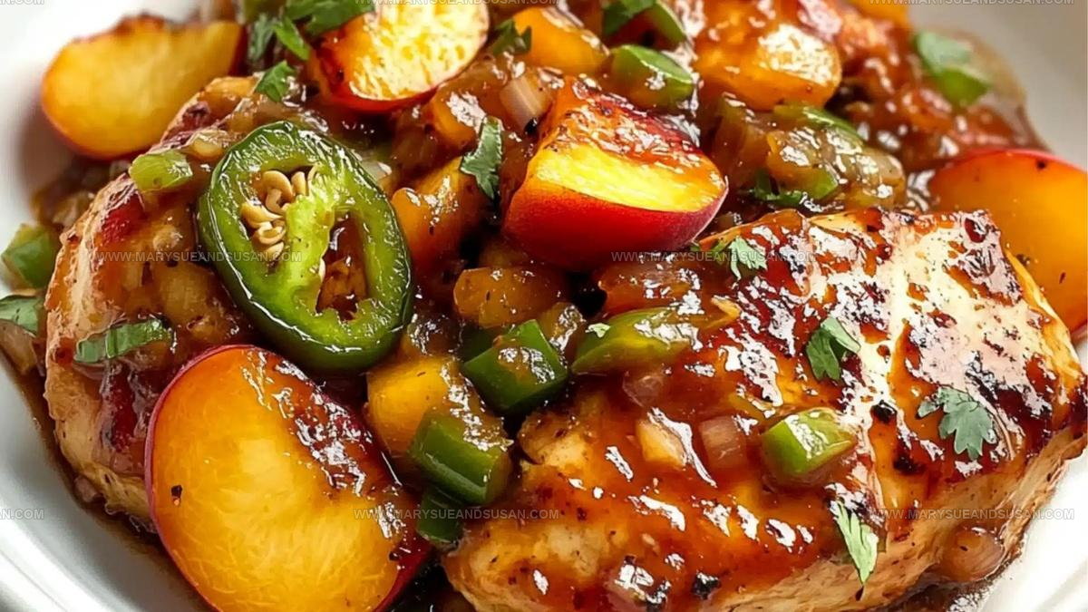 Sweet Spicy Jalapeno Peach Chicken Recipe