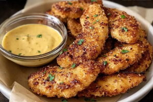 Crispy Mustard Chicken Tenders Recipe