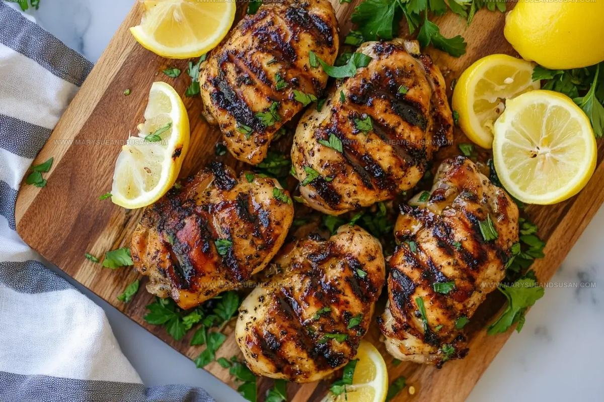 Lemon Ginger Soy Marinated Grilled Chicken Recipe