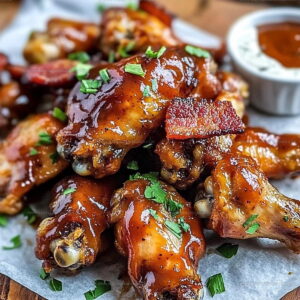 BBQ Bacon Ranch Chicken Wings Recipe