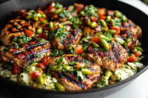 Grilled Chicken With Pepperoncini Garlic Butter Recipe