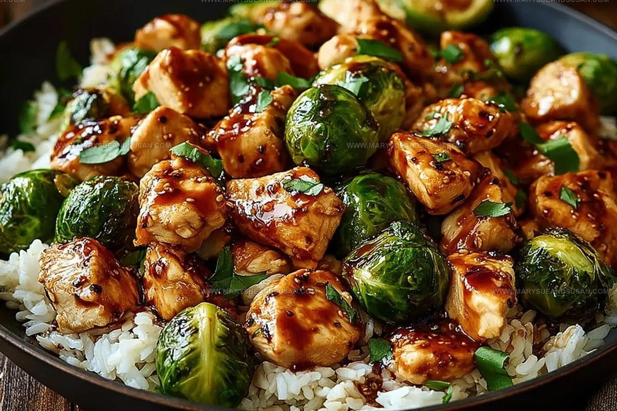 Sweet Chili Chicken And Brussels Sprouts Recipe