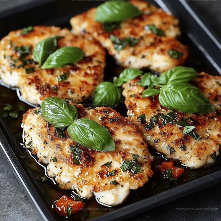 Juicy Italian Basil Chicken Cutlets Recipe