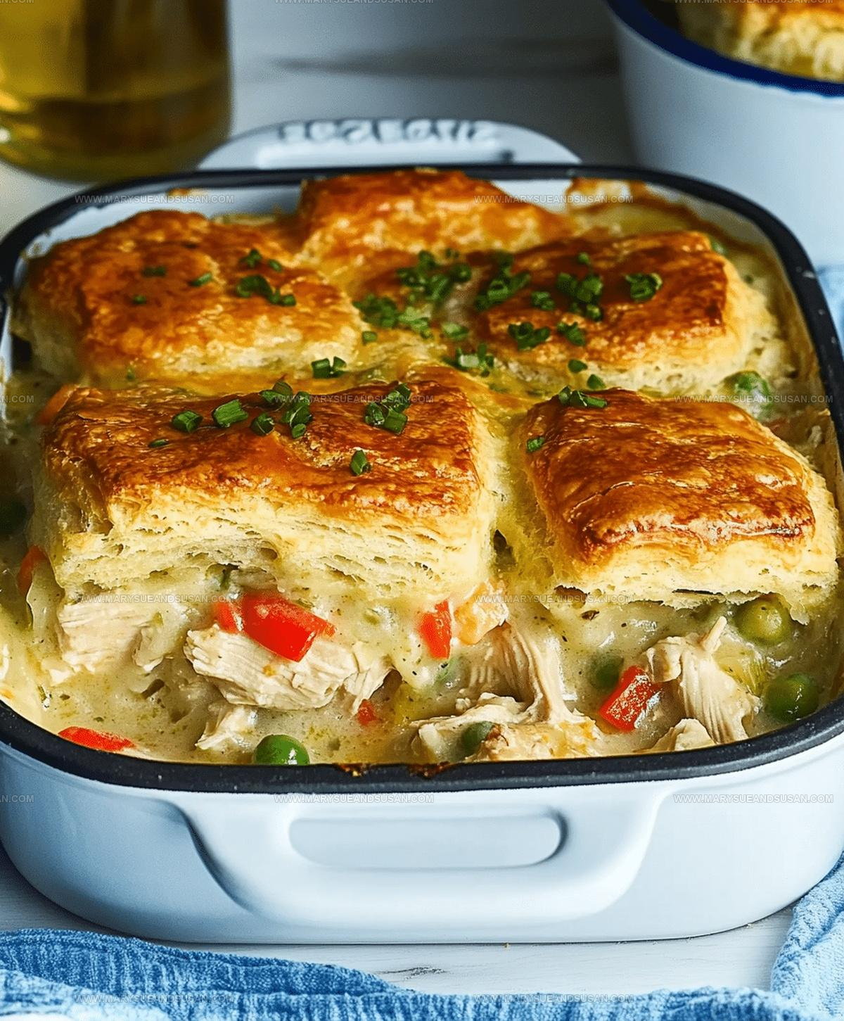 Biscuit-Topped Chicken Pot Pie Recipe