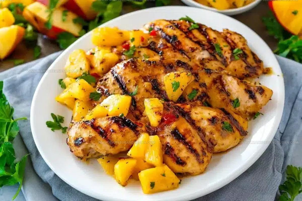 Summer Grilled Mango Pineapple Chicken Recipe