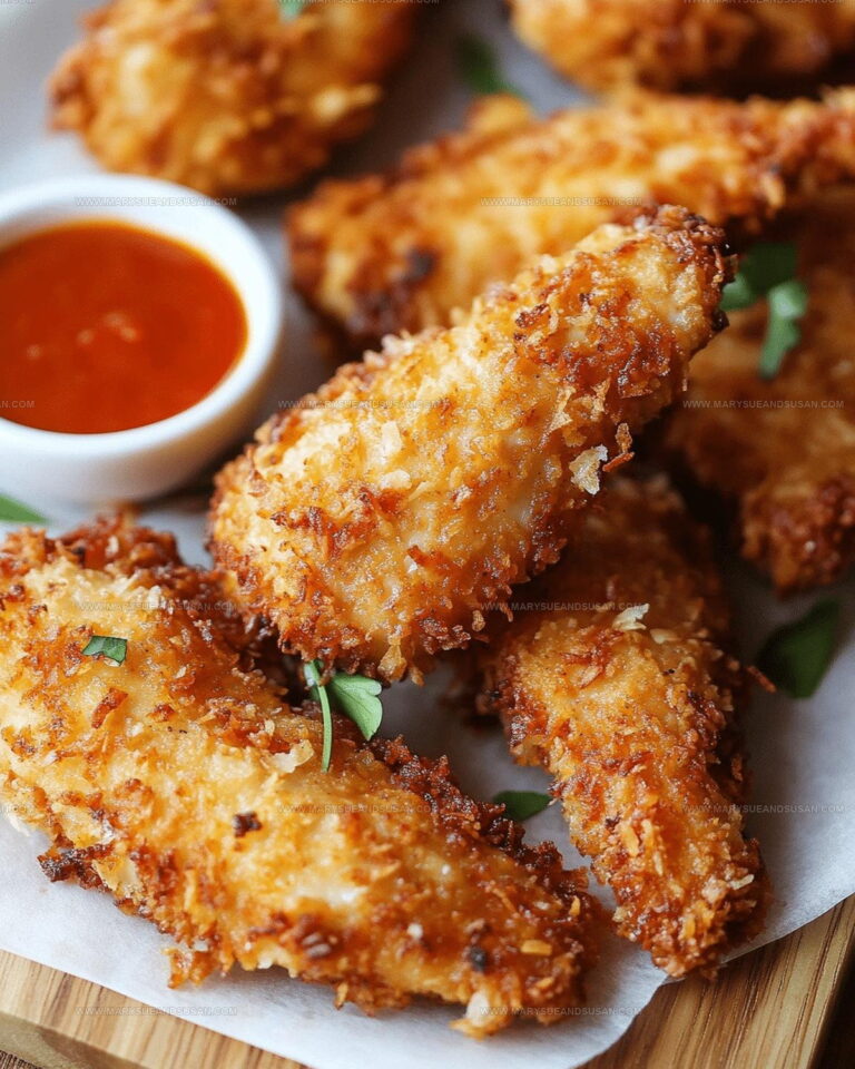 Crispy Coconut Chicken Strips Recipe