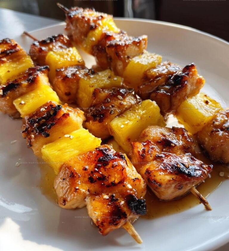 Grilled Chicken and Pineapple Skewers Recipe