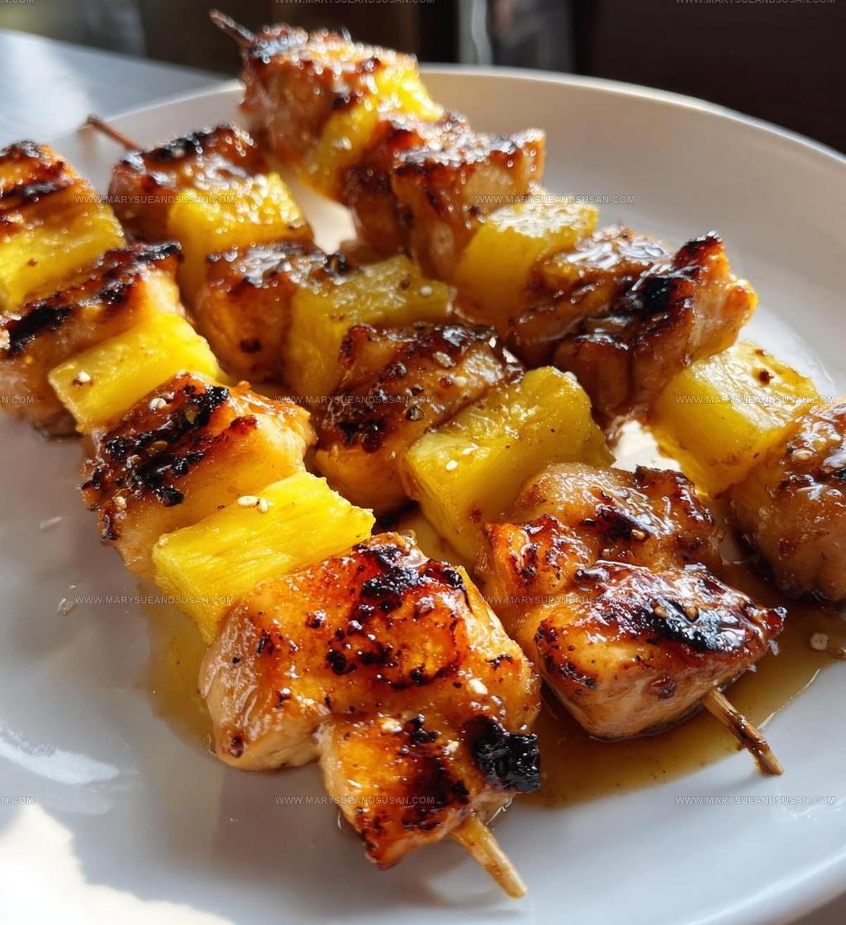 Grilled Chicken and Pineapple Skewers Recipe