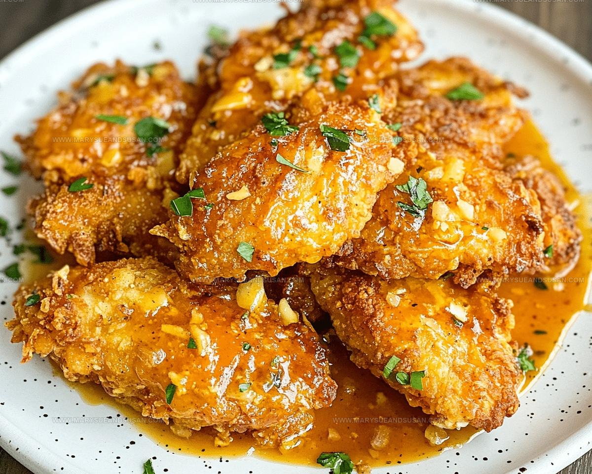 Crispy Garlic Chicken Tenders Recipe