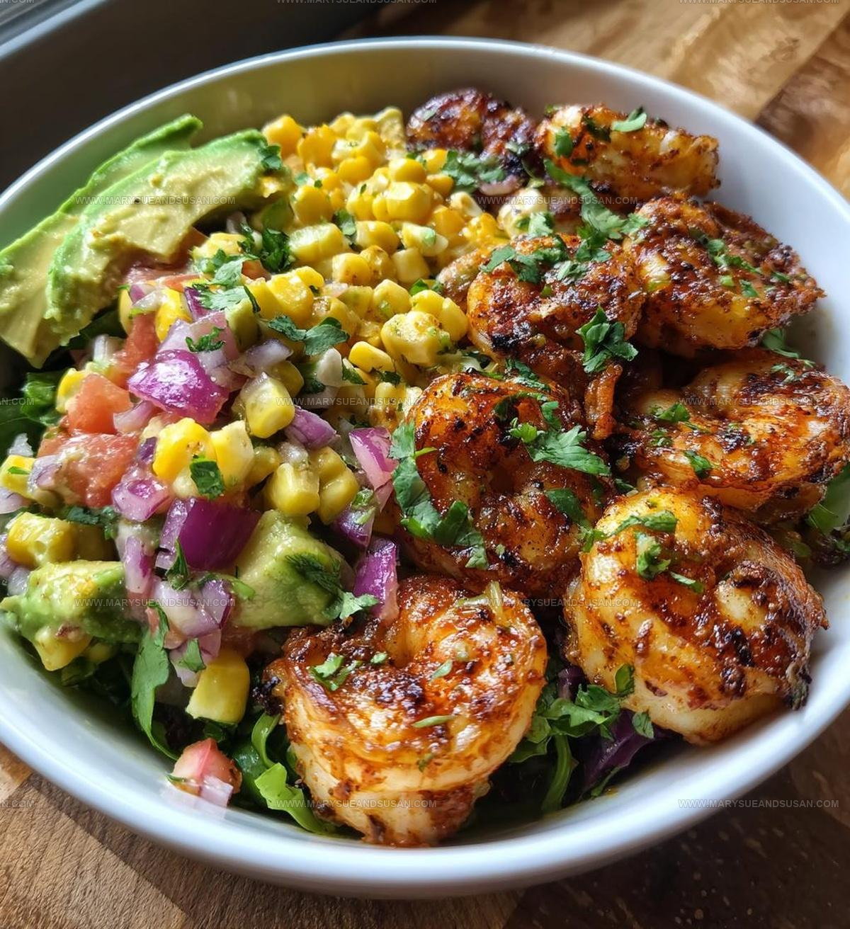 Easy Grilled Shrimp Bowl With Avocado Corn Salsa Recipe
