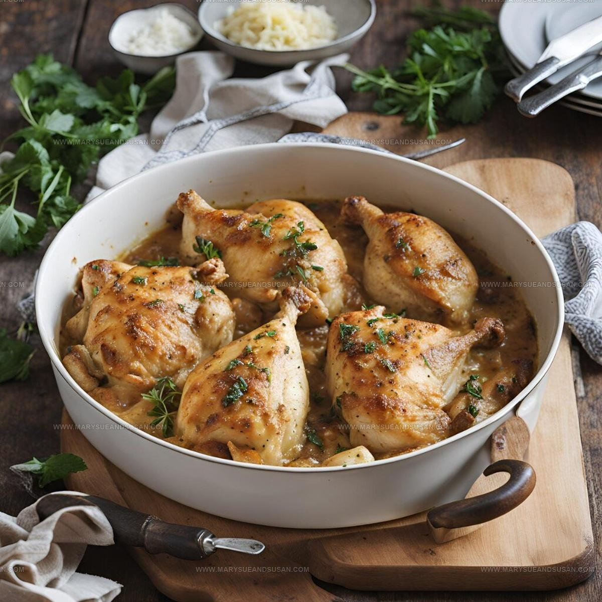 Juicy Chicken Vesuvio Recipe