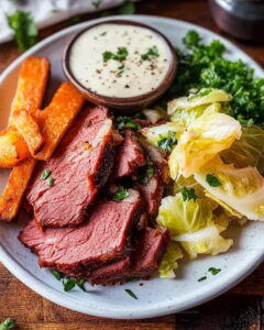 Corned Beef And Cabbage With Horseradish Sauce Recipe