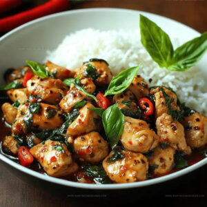 Thai Street-Style Basil Chicken Recipe