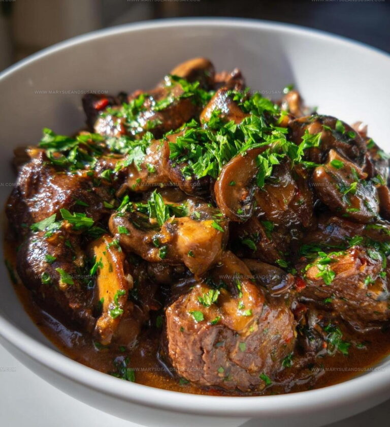 Beef Tips With Mushroom Gravy Recipe