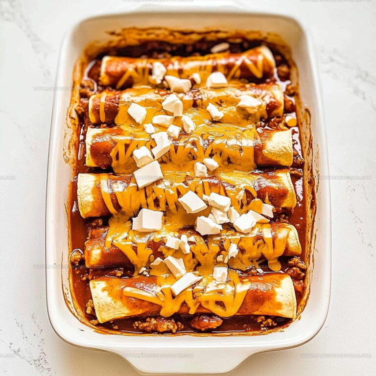 Classic Beef Enchiladas Recipe with Red Sauce