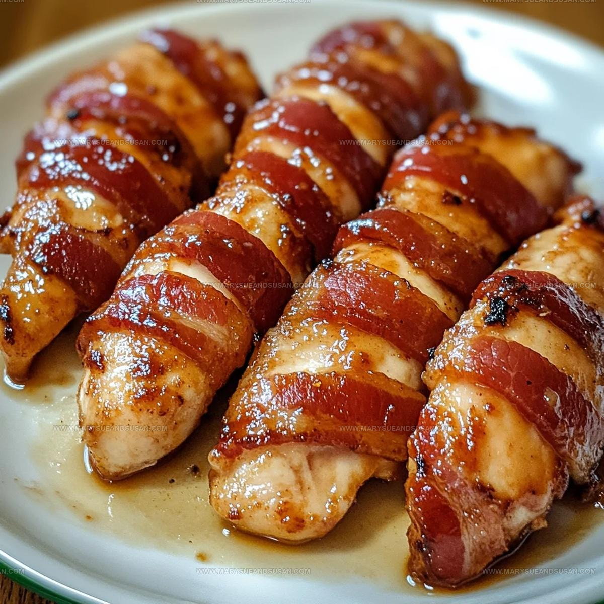 Oven Sweet Bacon Brown Sugar Chicken Tenders Recipe