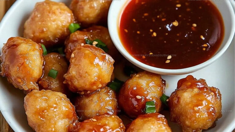 Chinese Chicken Balls with Sweet and Sour Sauce Recipe