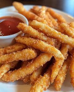Snack Style Crispy Chicken Fries Recipe