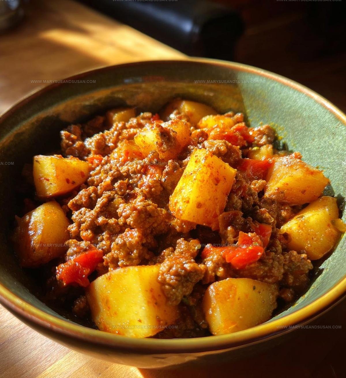 Hearty Skillet Ground Beef Potatoes Recipe