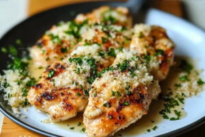 Griddle Style Garlic Parmesan Chicken Recipe