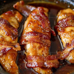 Oven-Baked Bacon Brown Sugar Chicken Tenders Recipe