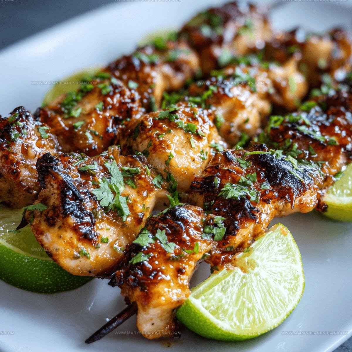 Coconut Milk Grilled Thai Chicken Skewers Recipe