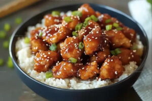 Sticky Honey Sesame Chicken Recipe