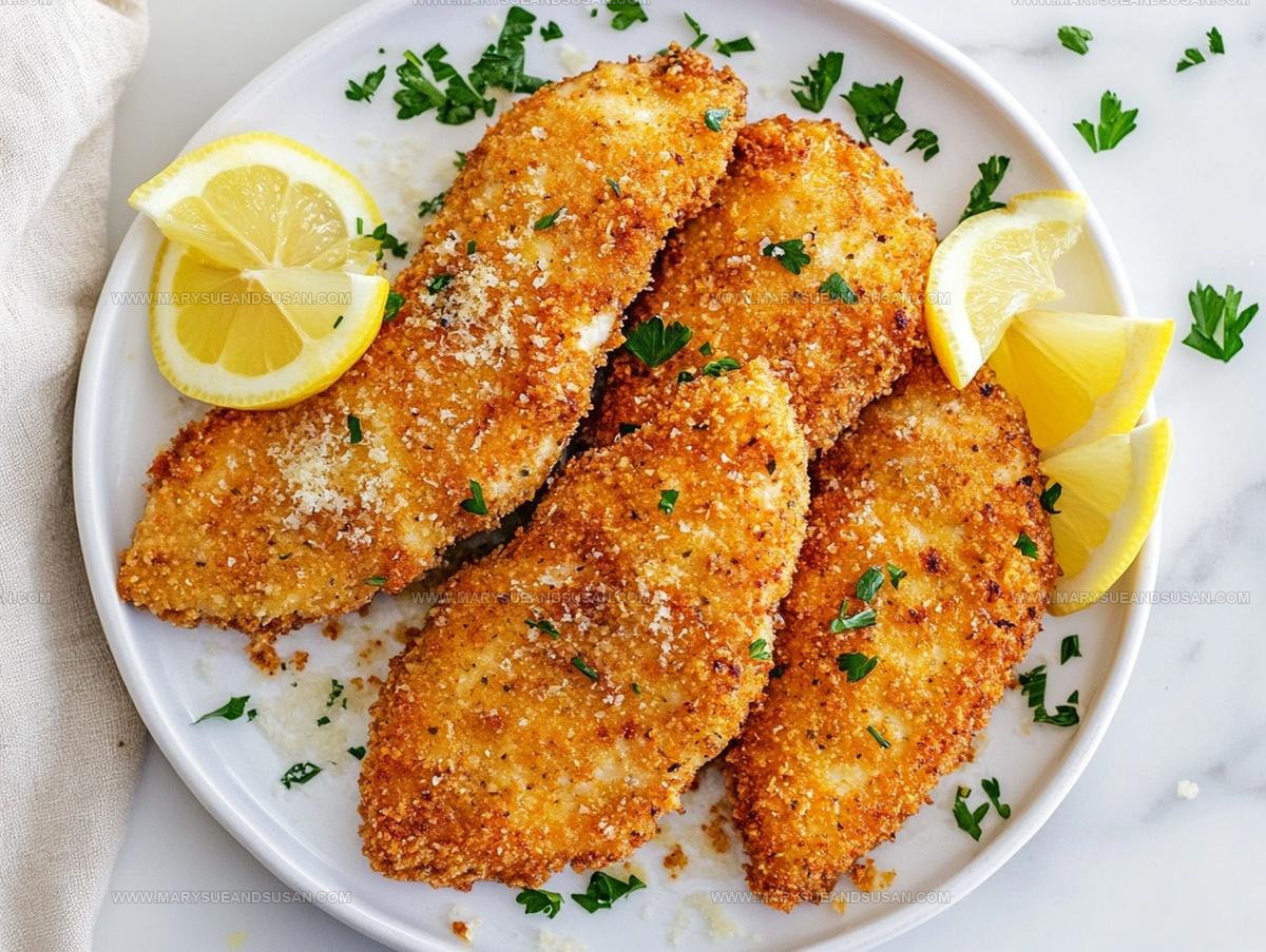 Lemon-Butter Parmesan Crusted Chicken Recipe