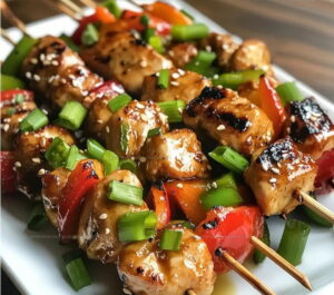 Chicken Teriyaki Skewers Recipe