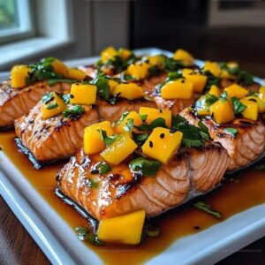 Sunny Mango Teriyaki Salmon Recipe
