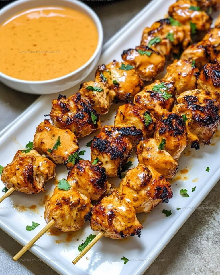 Grilled Spicy Bang Bang Chicken Skewers Recipe