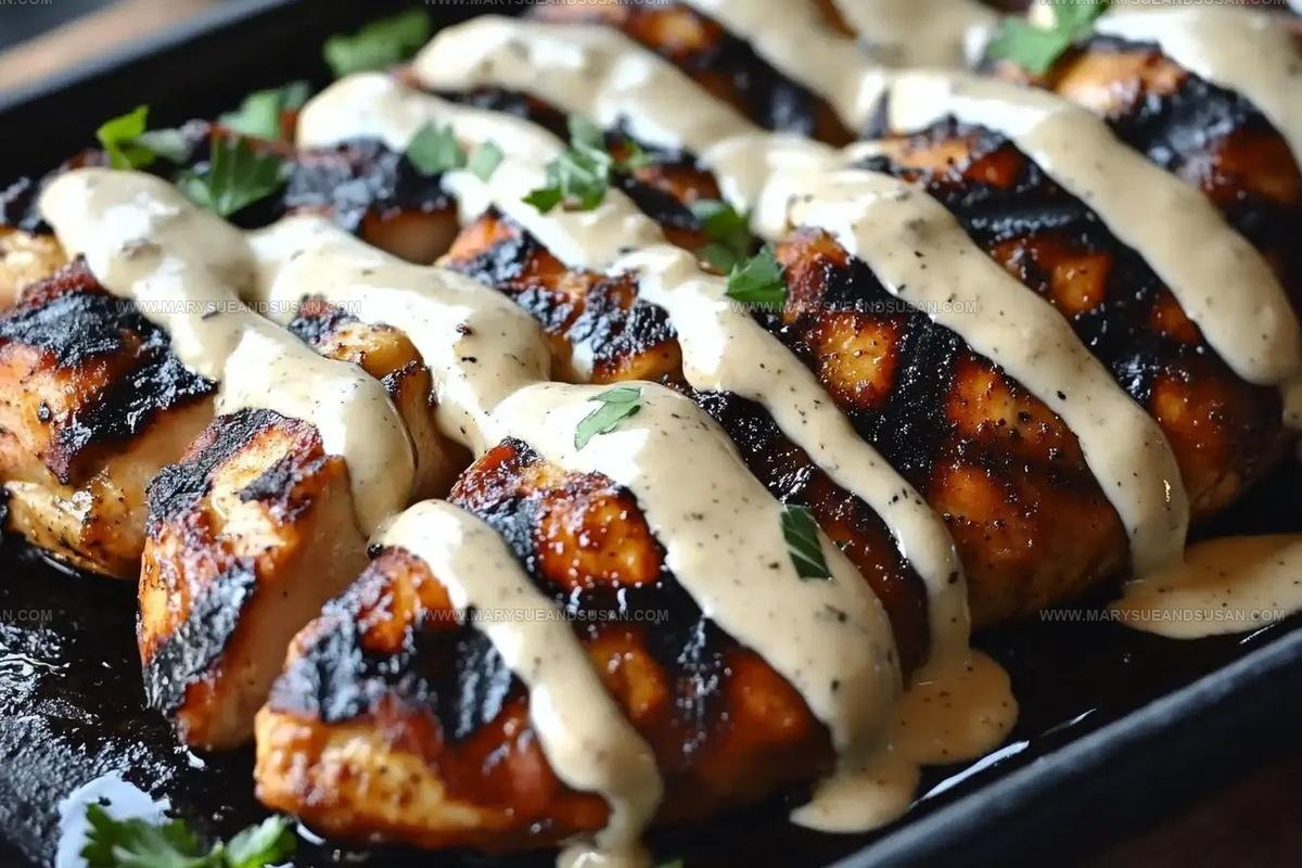 Southern Grilled Cajun Chicken Alabama White Sauce Recipe