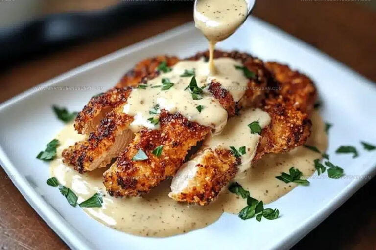 Skillet Parmesan Crusted Chicken Cream Sauce Recipe