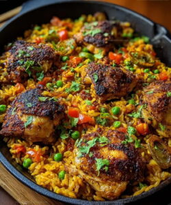 One Pot Caribbean Chicken Rice Recipe