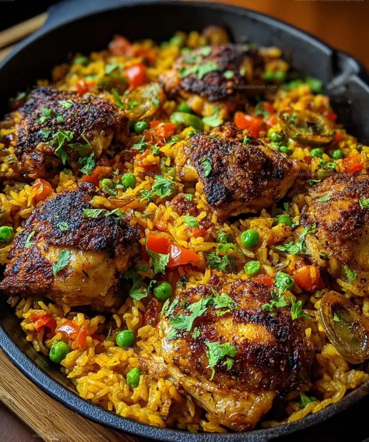 One Pot Caribbean Chicken Rice Recipe