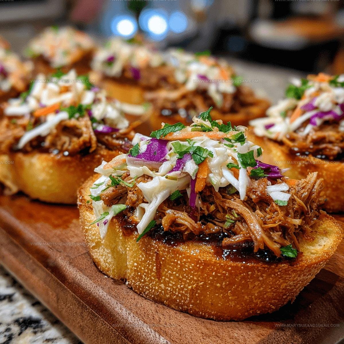 Pulled Pork Crostini Recipe