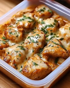 Garlic Cheesy Chicken Potatoes Recipe