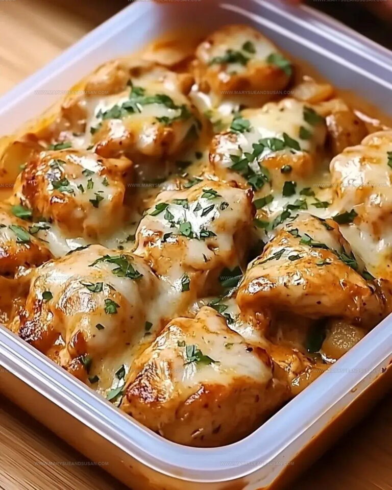 Garlic Cheesy Chicken Potatoes Recipe