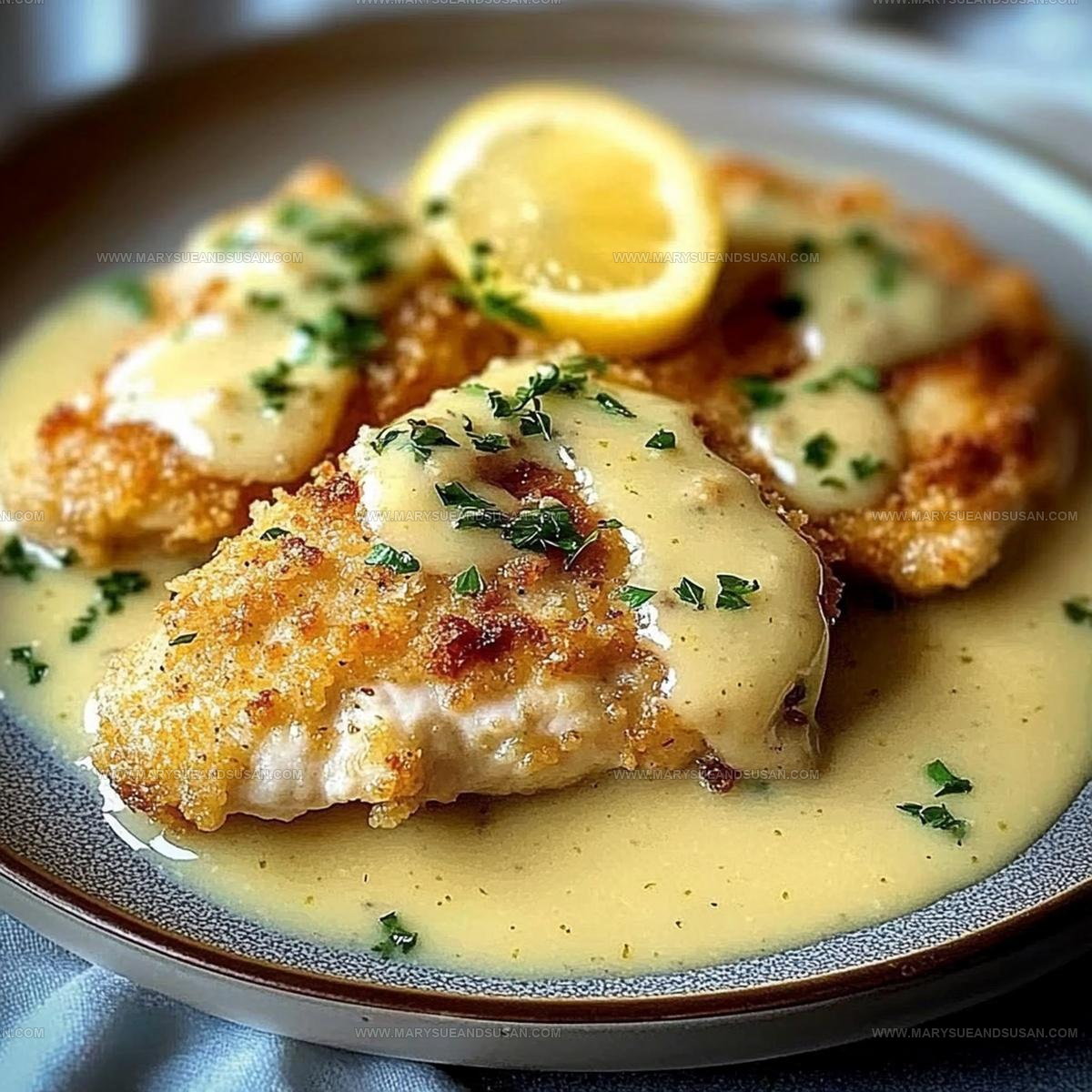 Tangy Lemon Pecorino Crusted Chicken Recipe