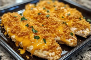 Crispy Cheddar Ritz Chicken Recipe