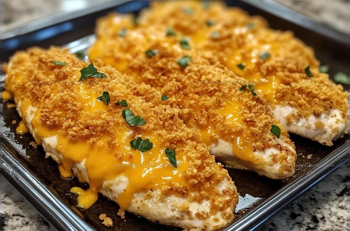 Crispy Cheddar Ritz Chicken Recipe