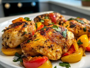 Savory Chicken and Peppers Recipe